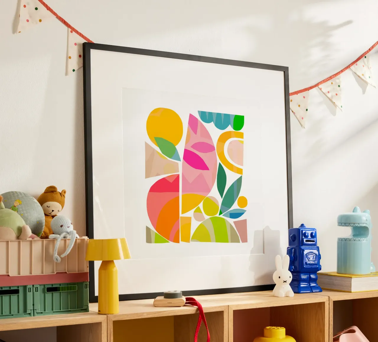 Colourful & Minimal Shapes of Summer 2 • Matisse Nature hahnemühle by Dominique Vari