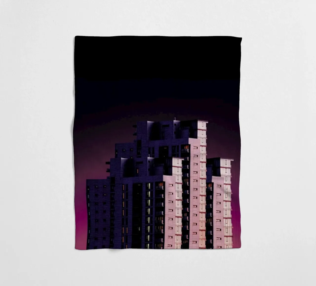 Violet Skies @heysupersimi fleece blanket by EyeEm Mobile GmbH