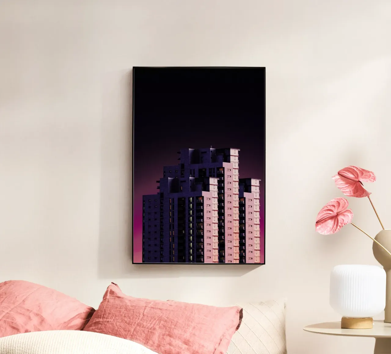Violet Skies @heysupersimi acrylic glass by EyeEm Mobile GmbH