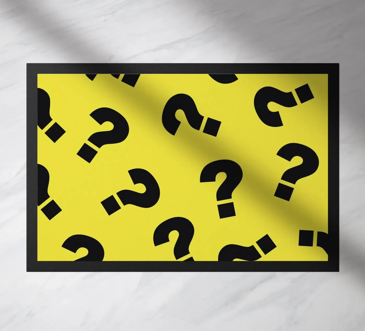 Question Yellow doormat by galihstudio