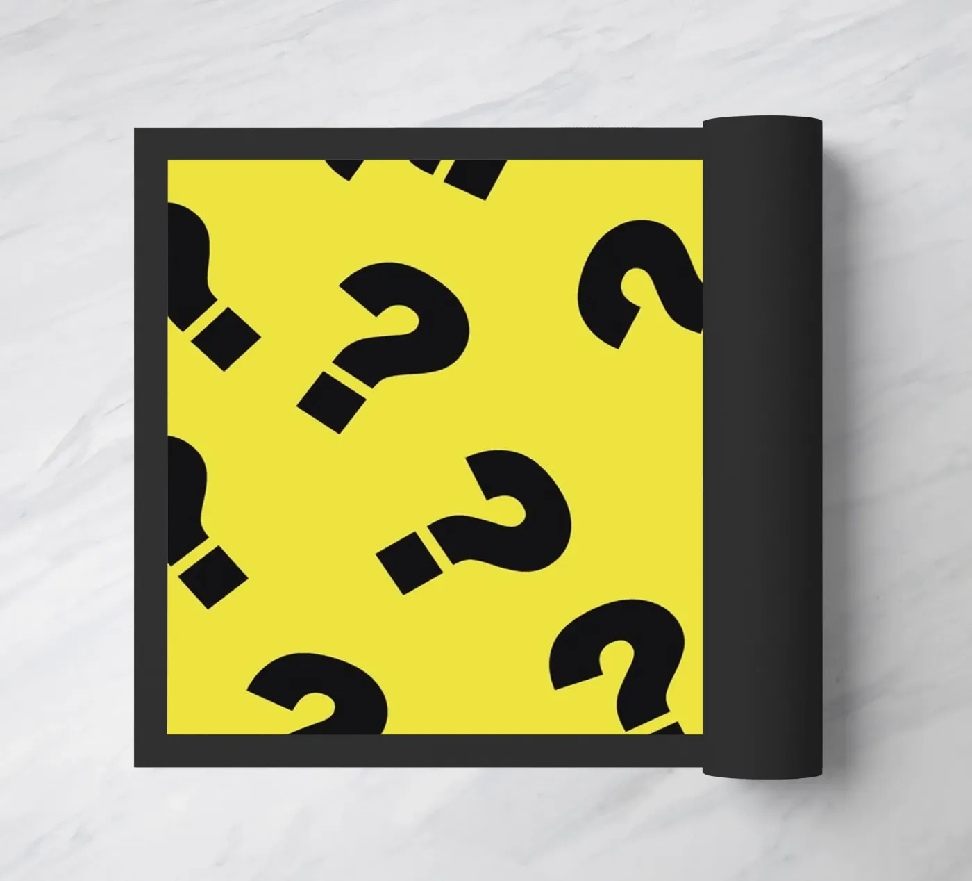 Question Yellow doormat by galihstudio