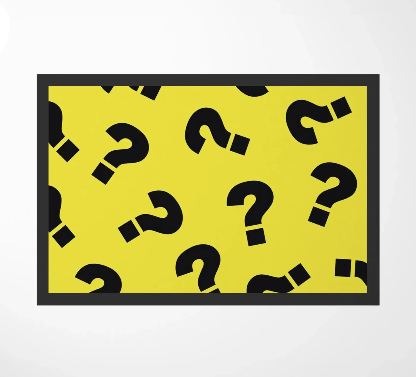 Question Yellow doormat by galihstudio