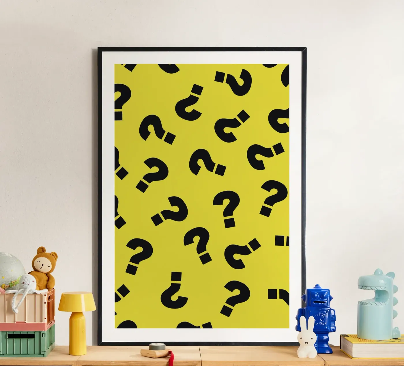 Question Yellow poster by galihstudio