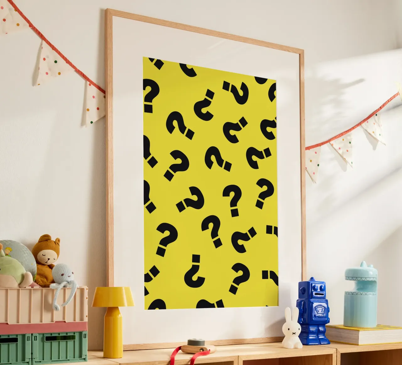 Question Yellow poster da galihstudio