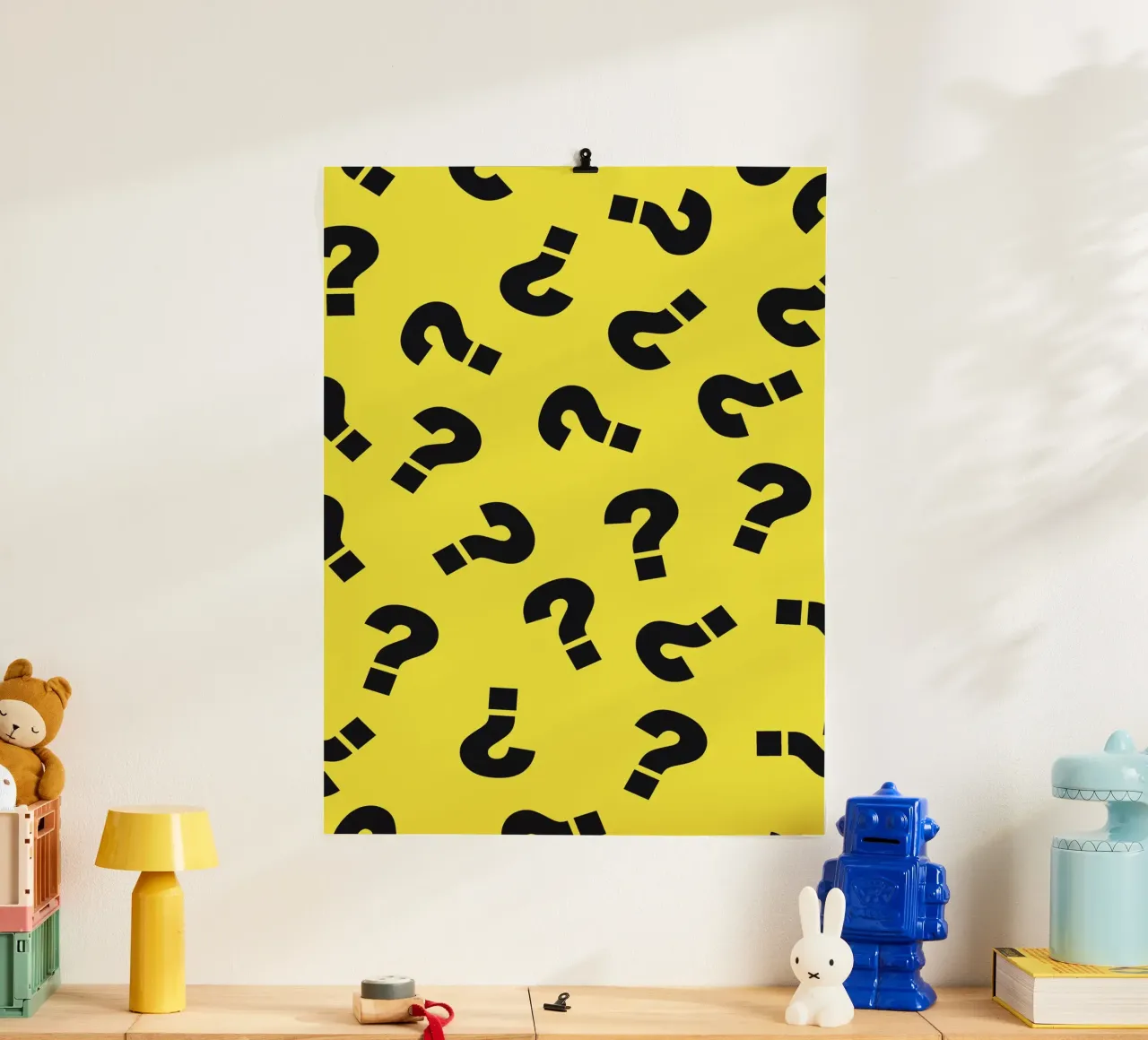 Question Yellow poster da galihstudio
