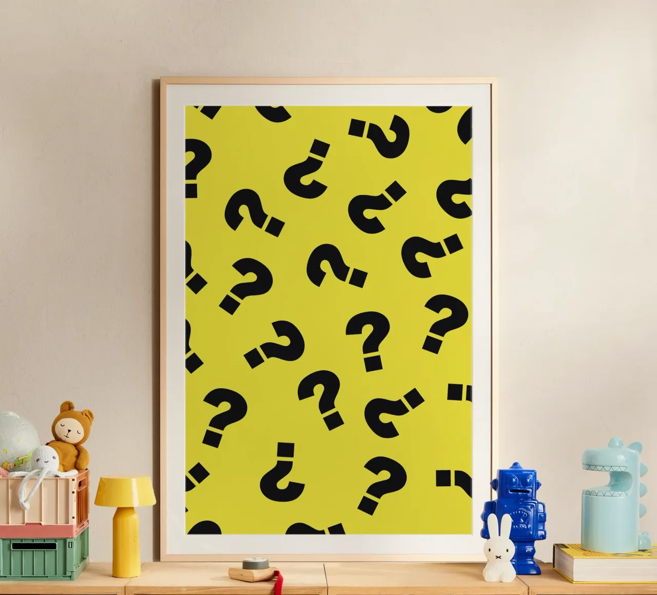 Question Yellow poster da galihstudio