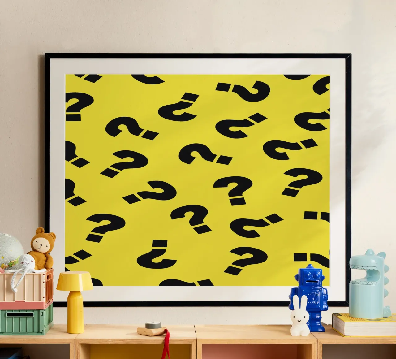 Question Yellow poster da galihstudio