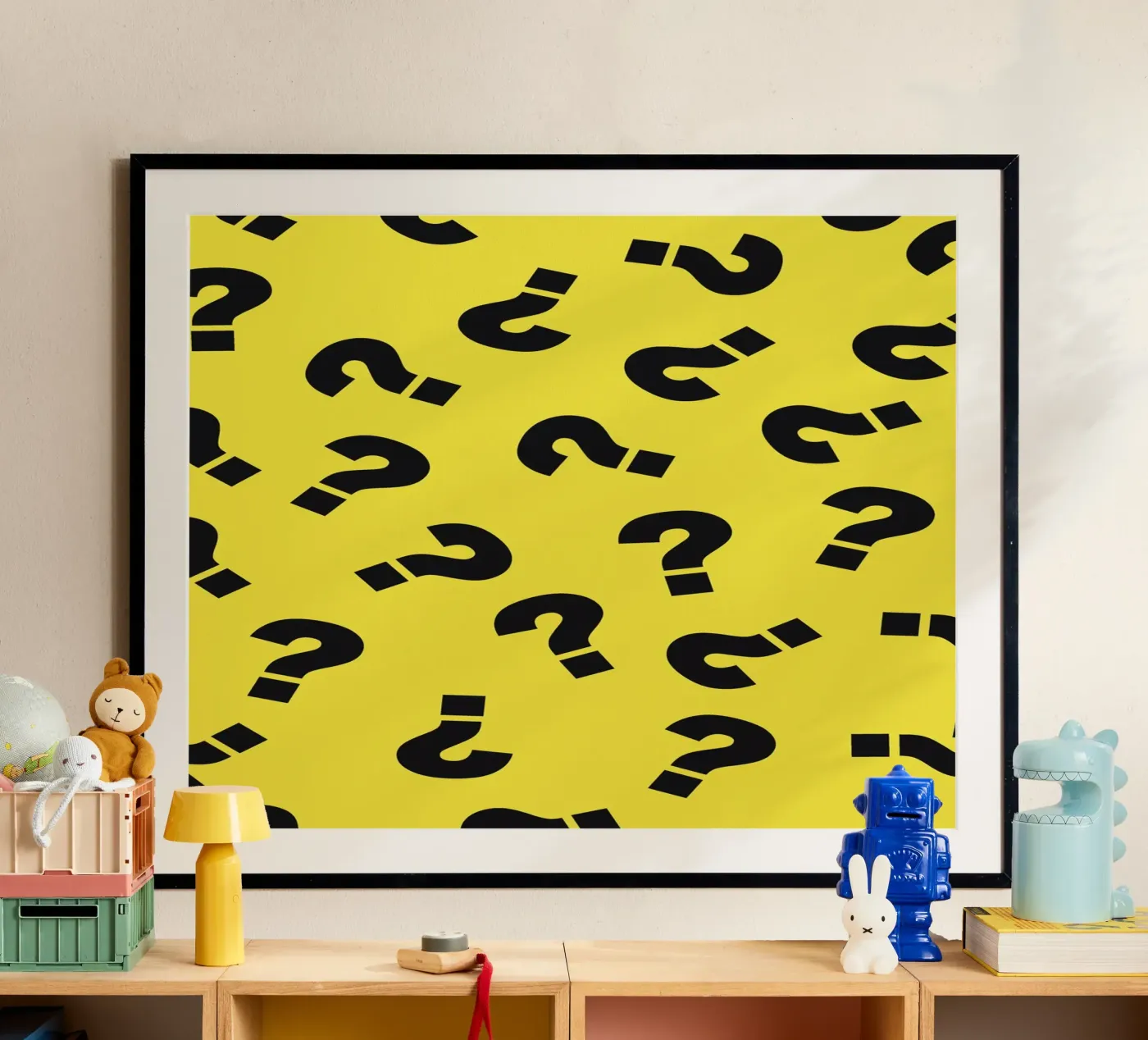 Question Yellow poster by galihstudio