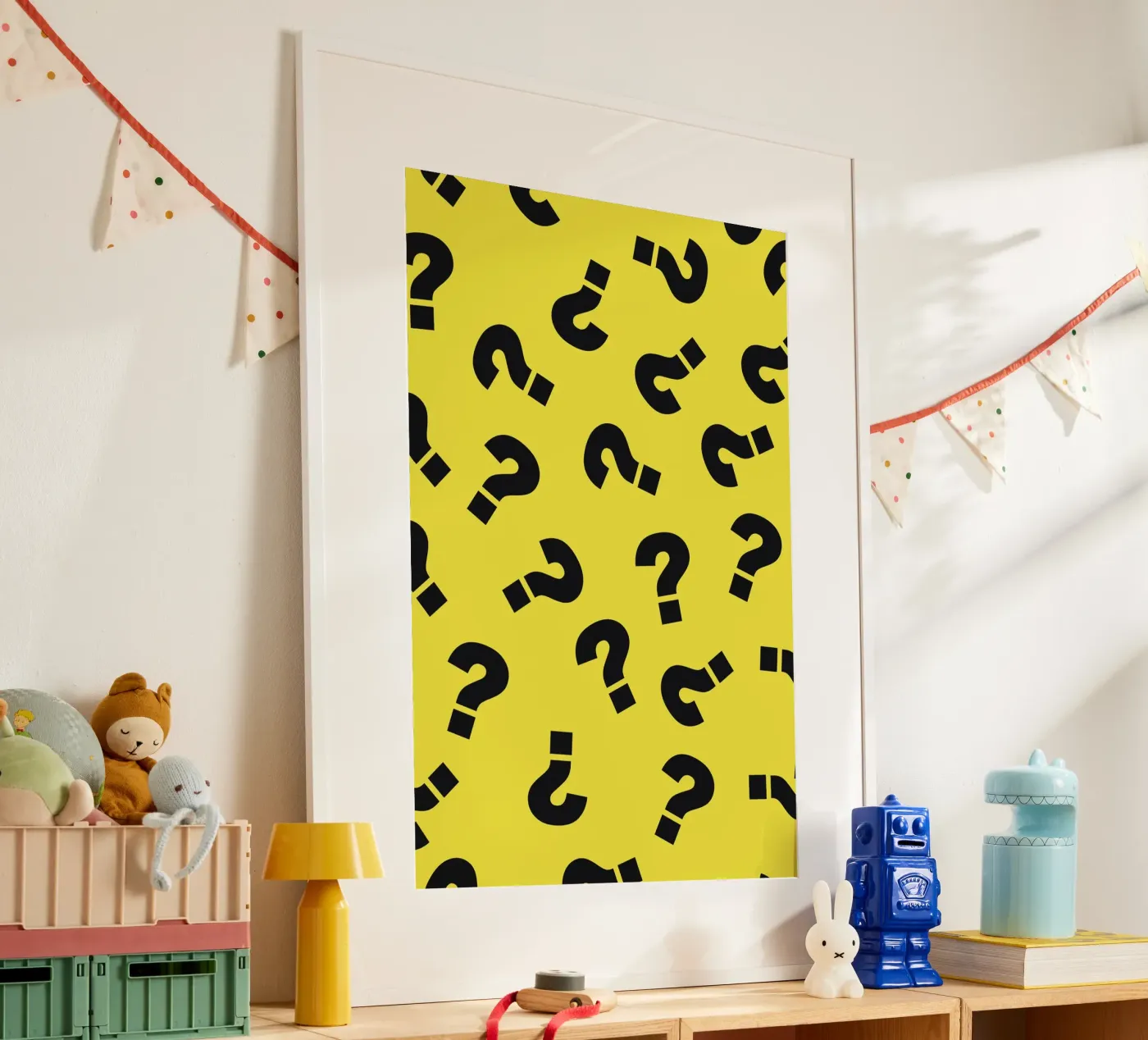 Question Yellow poster by galihstudio