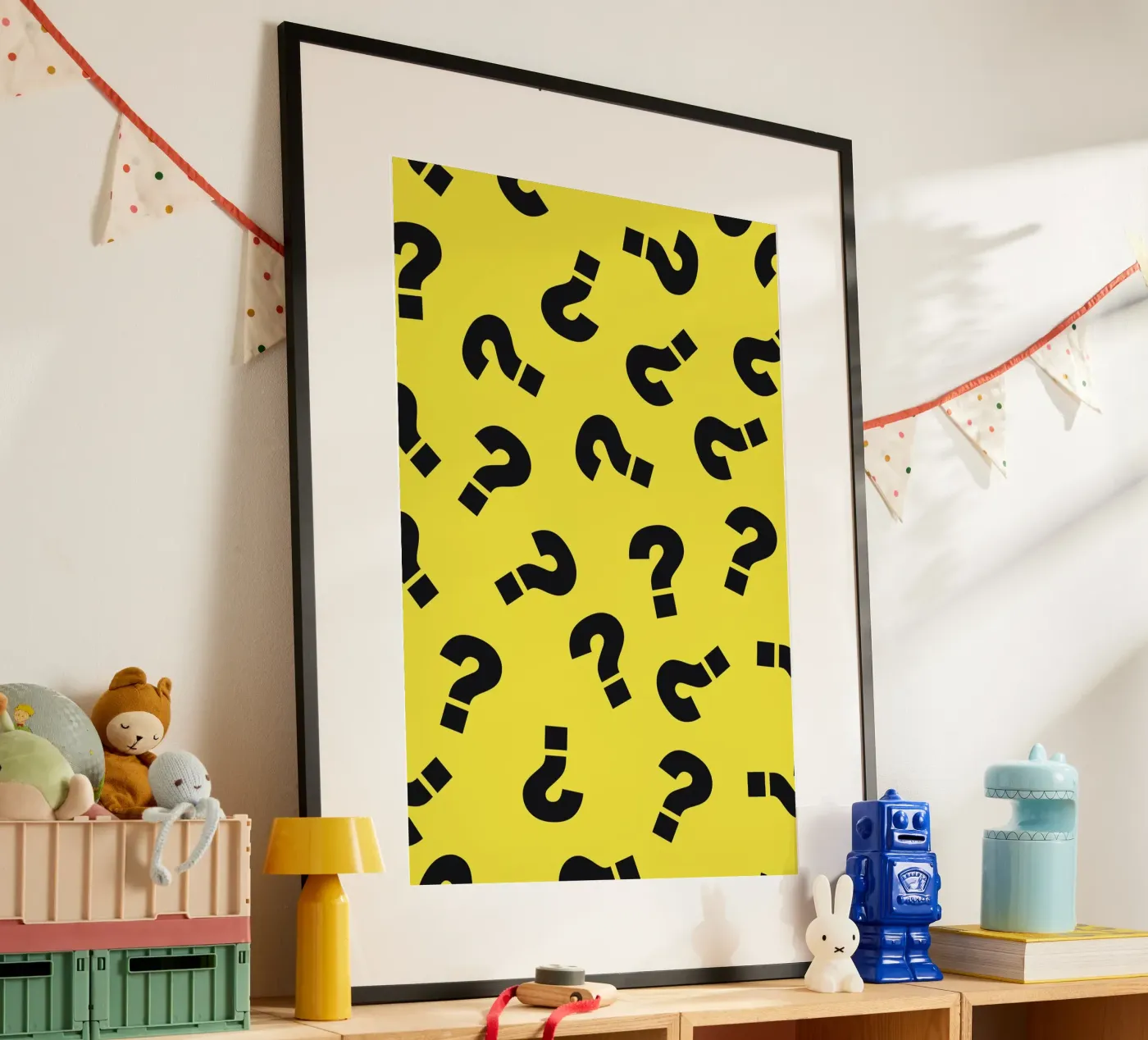 Question Yellow poster by galihstudio