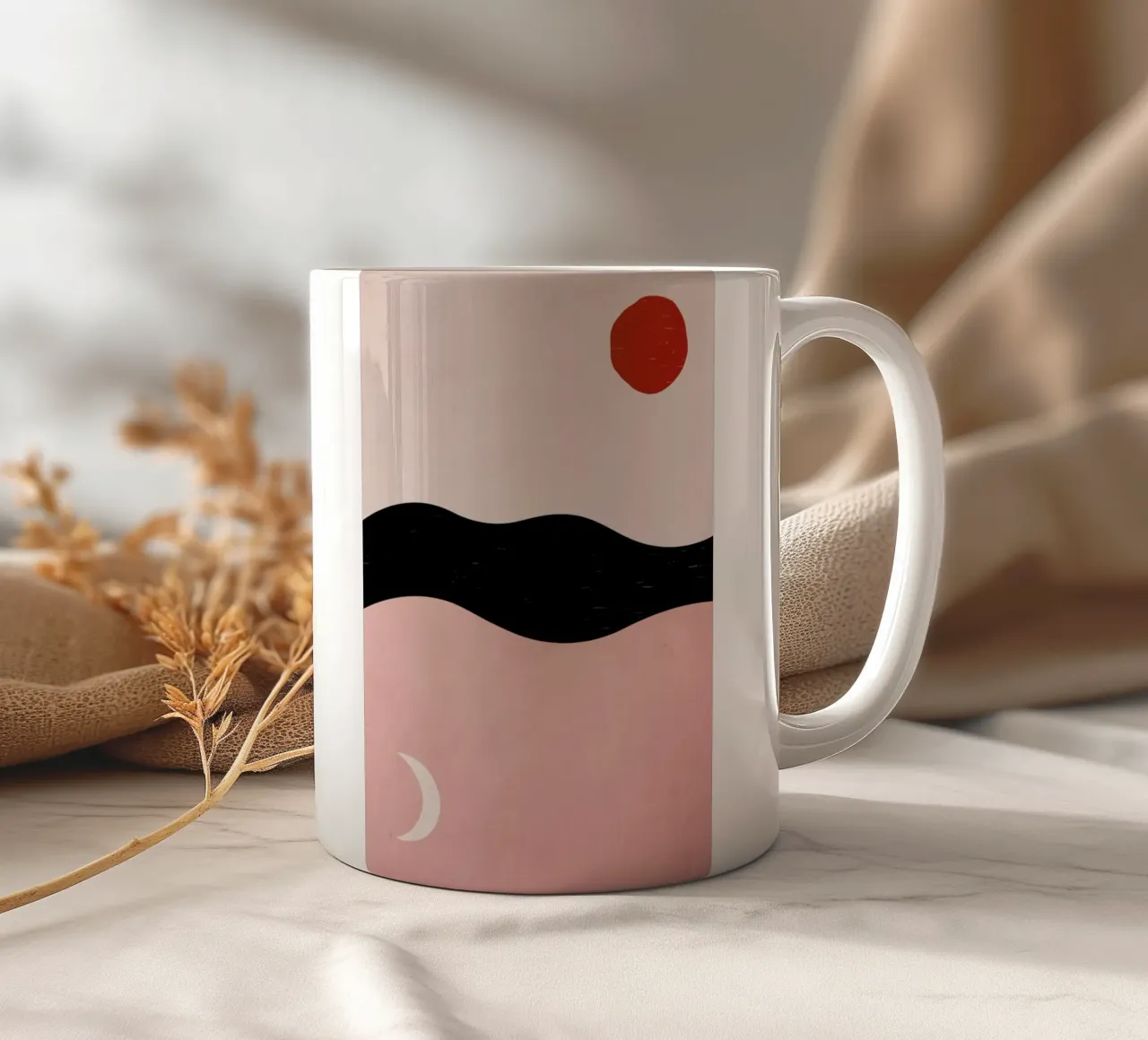 In Between Keramik Tasse von Pure