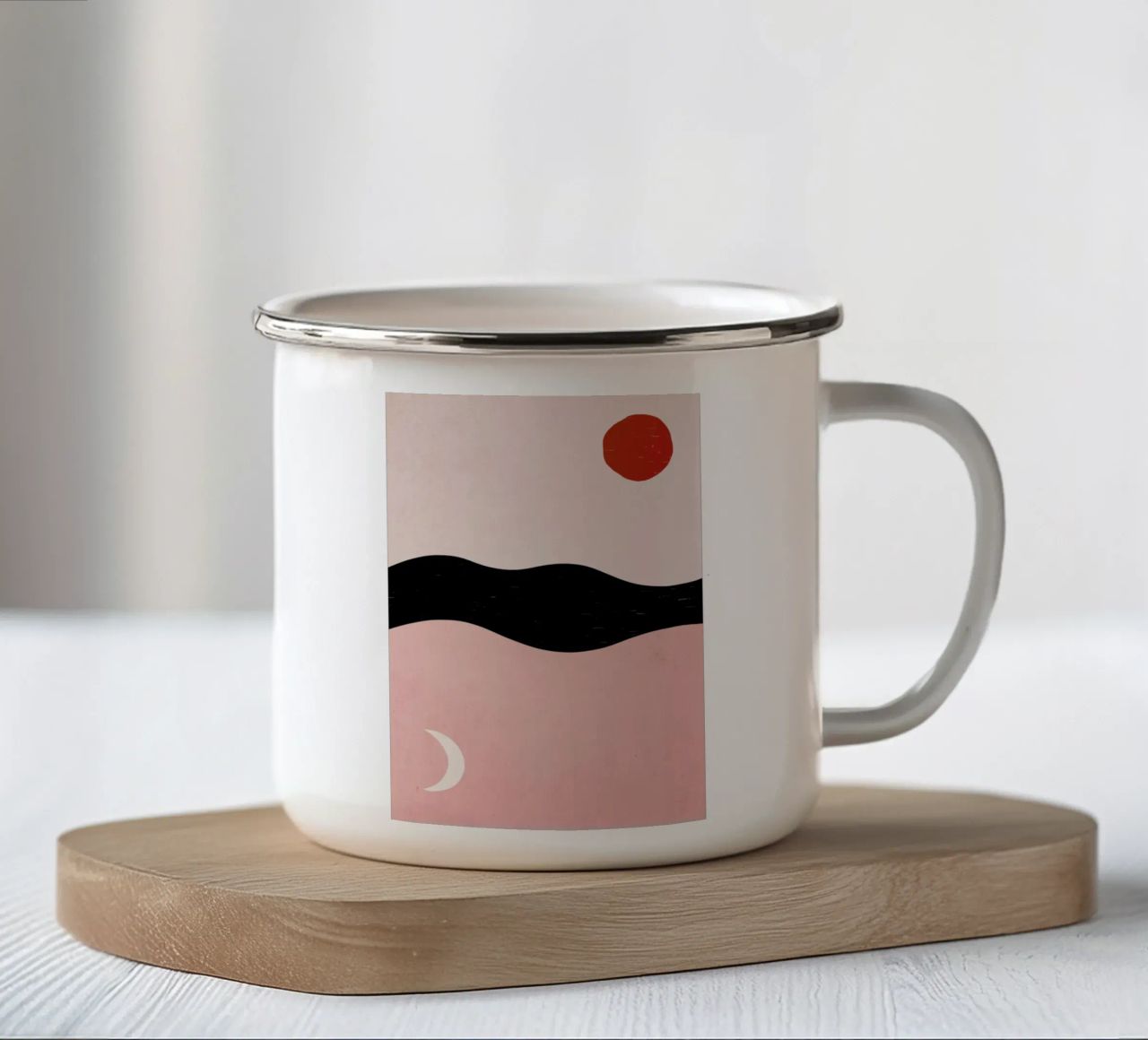 In Between tazza in smalto da Pure