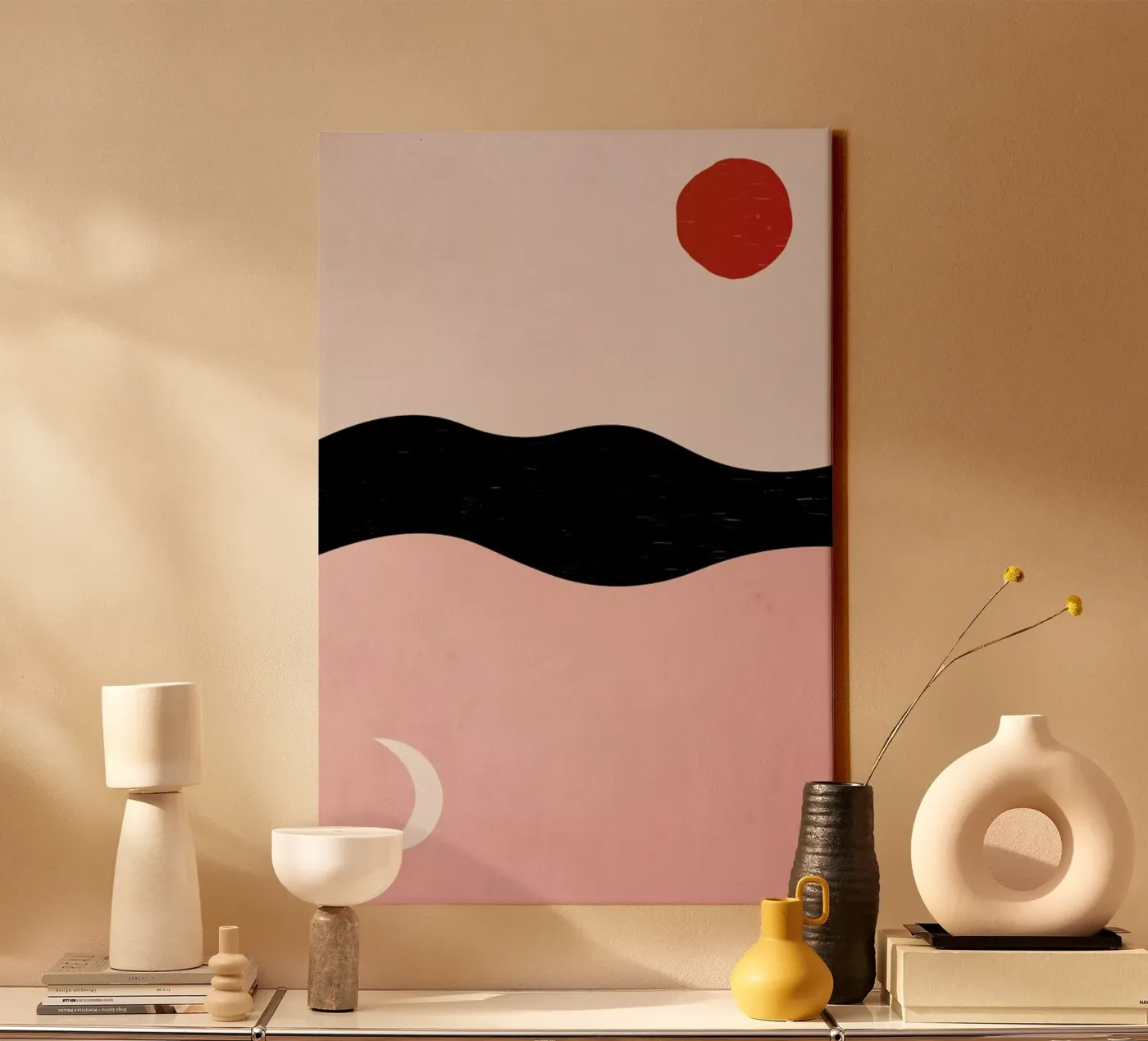 In Between canvas van Pure
