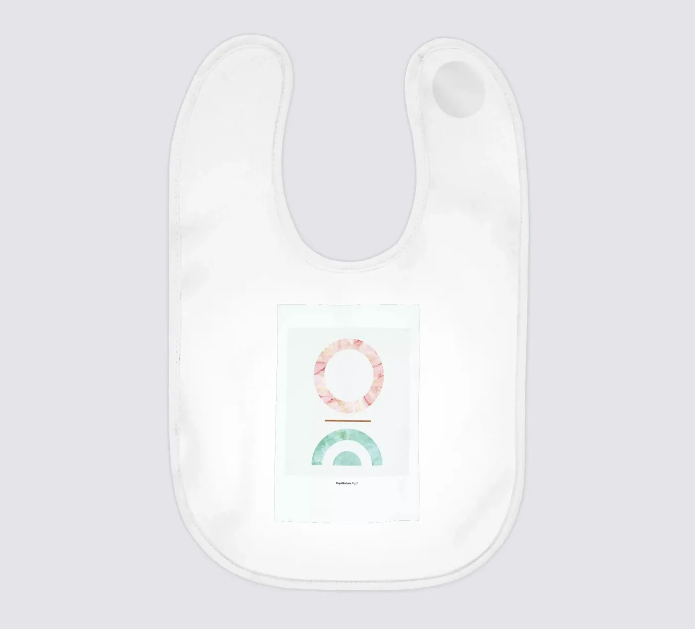 Equilibrium 2 baby bib by LeDieg