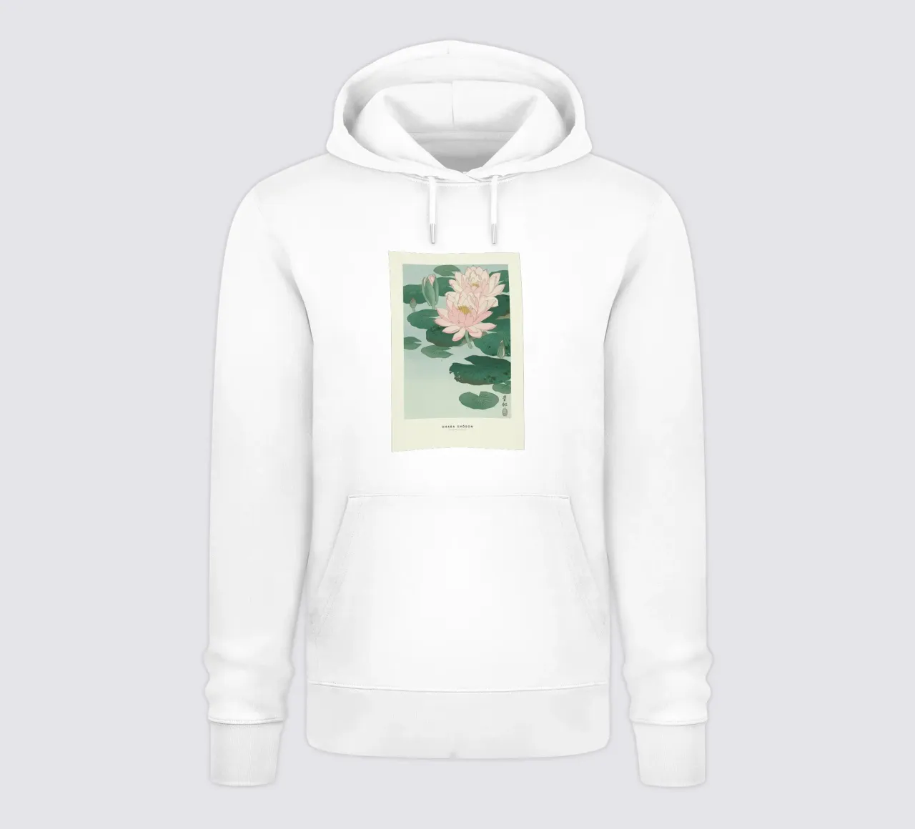 Ohara Shôson - Flowering Water Lily felpa con cappuccio da ARTOTHEK