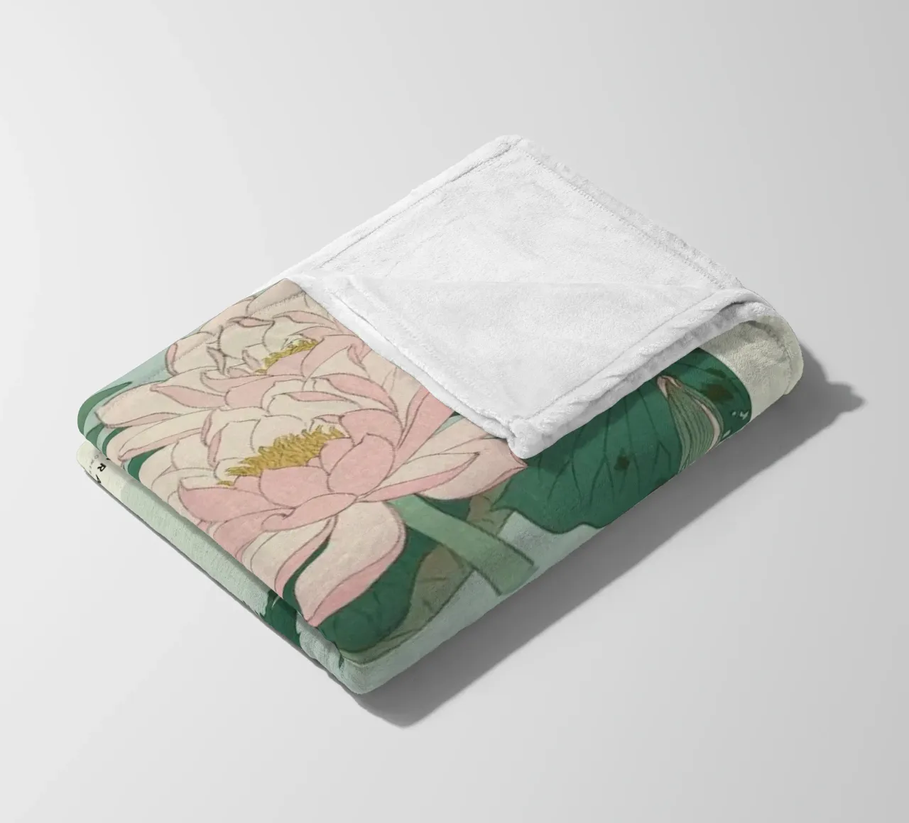 Ohara Shôson - Flowering Water Lily coperta in pile da ARTOTHEK