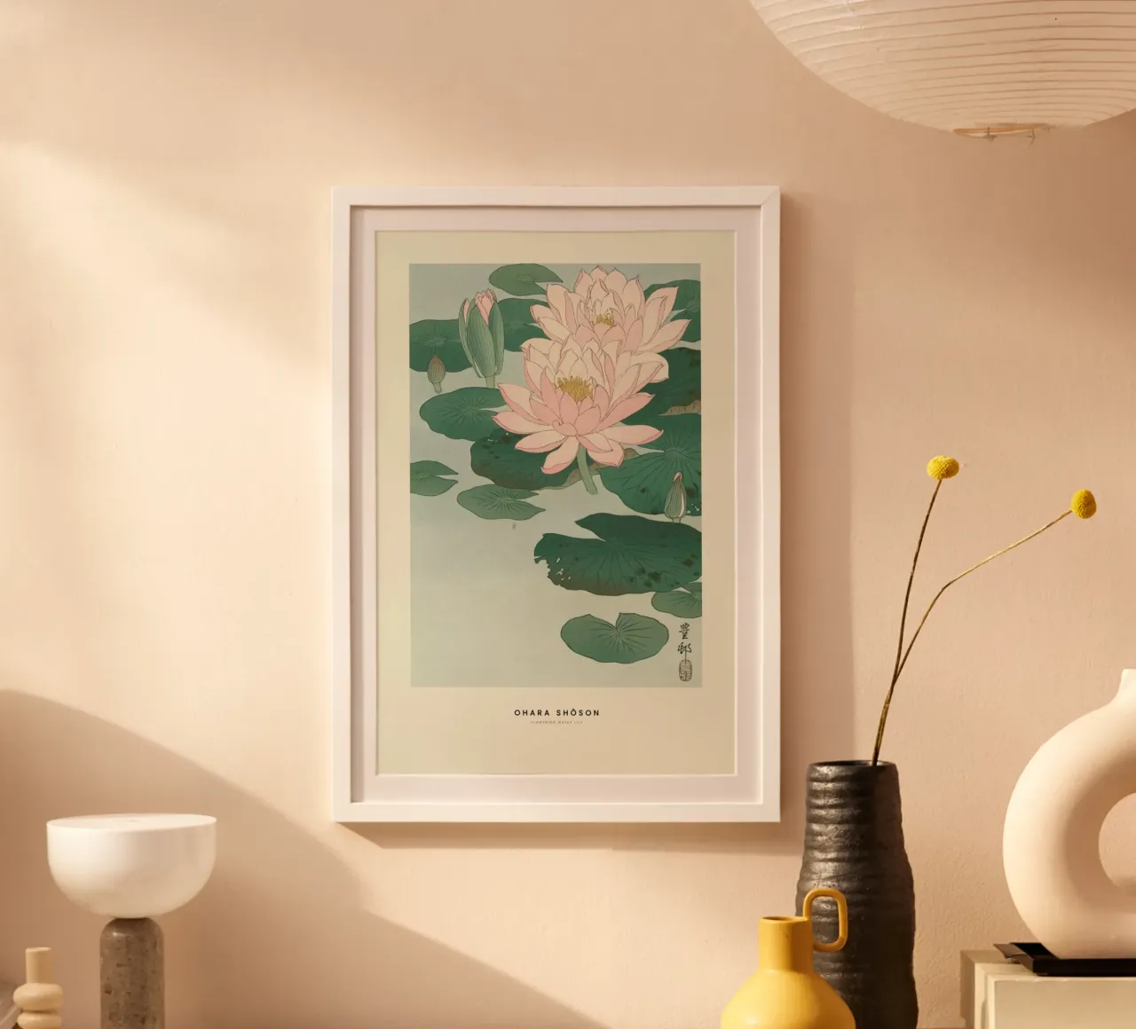 Ohara Shôson - Flowering Water Lily carta hahnemühle da ARTOTHEK