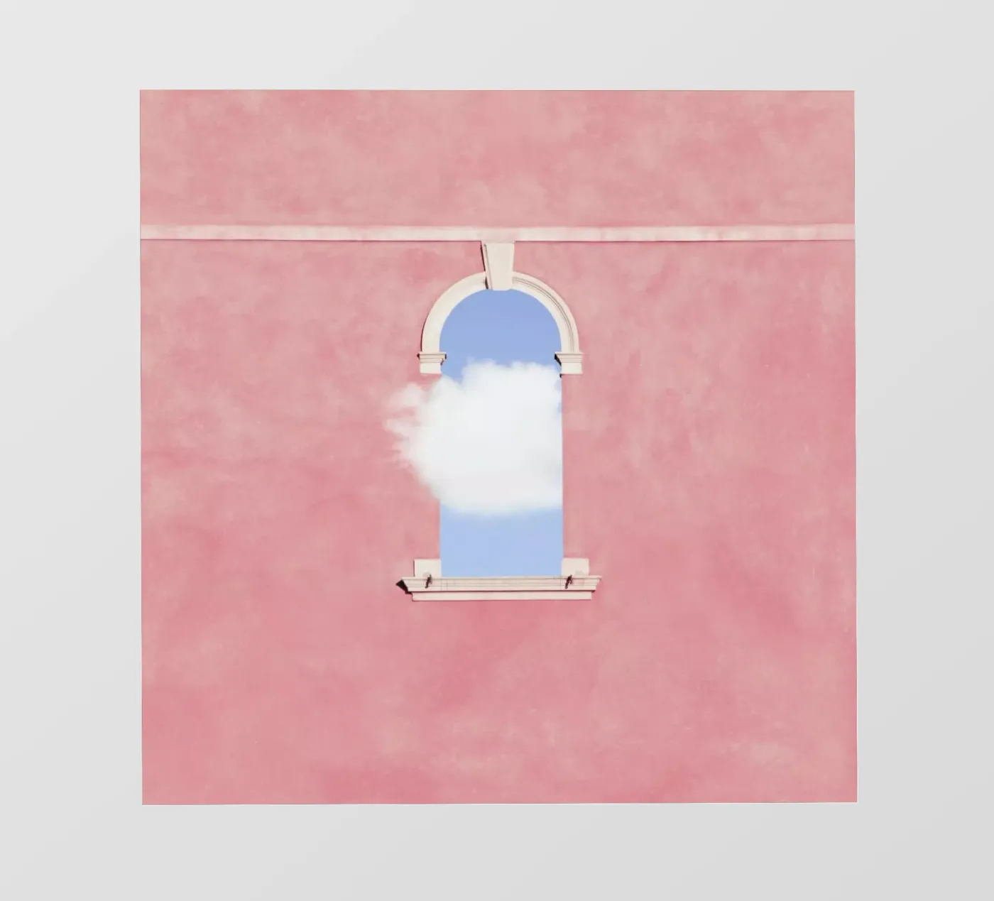 Shy Cloud pellicola backlit da Rupert Höller