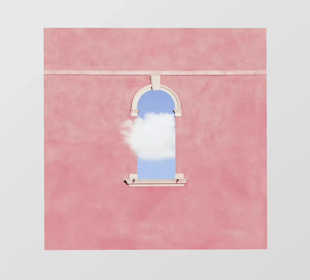 Shy Cloud pellicola backlit da Rupert Höller