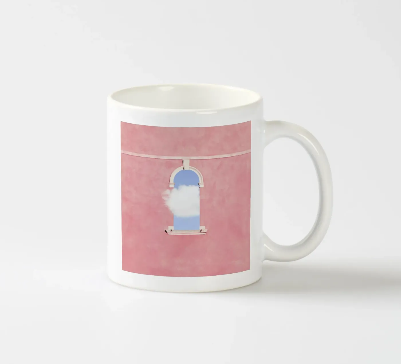 Shy Cloud ceramic mug by Rupert Höller