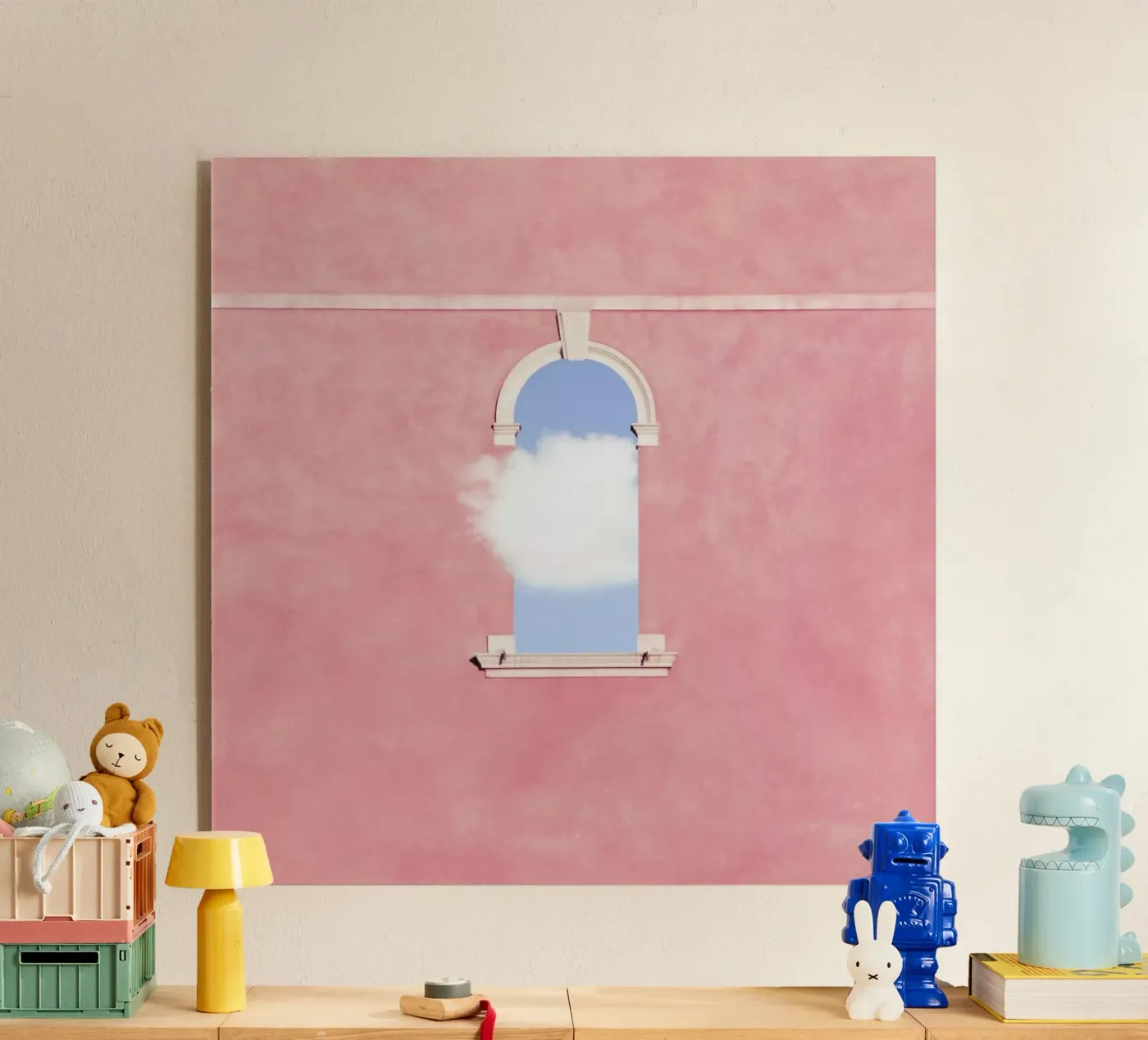 Shy Cloud acryl van Rupert Höller