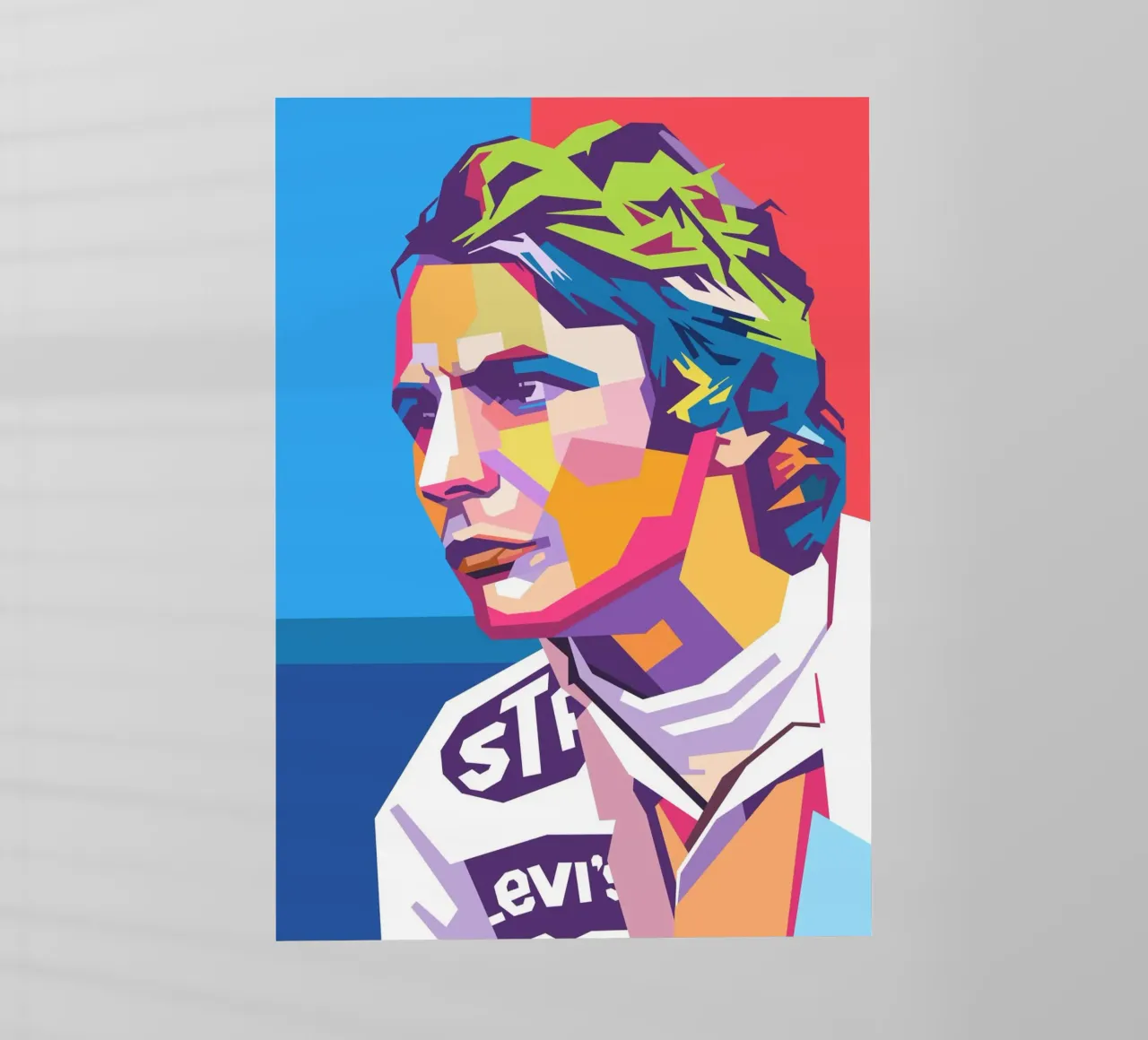 L'icona della Formula Uno Niki Lauda pellicola backlit da Hantamrata