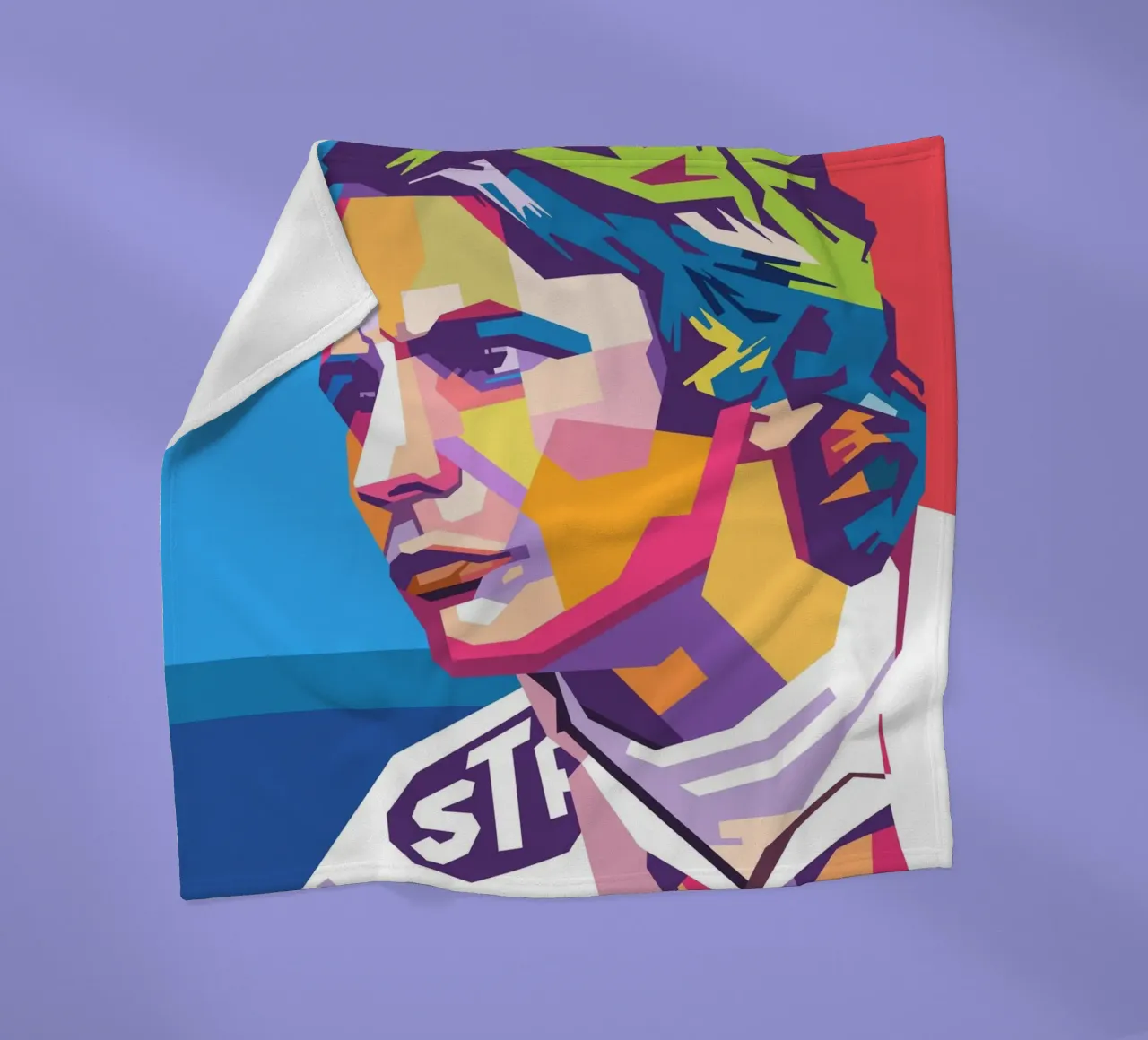 L'icona della Formula Uno Niki Lauda coperta in pile da Hantamrata