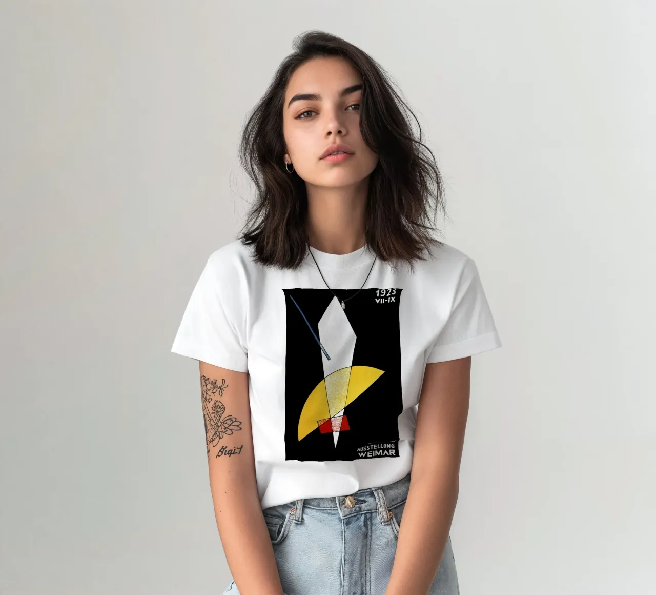 László Moholy-Nagy - Card for a Bauhaus Exhibition, Weimar t-shirt by ARTOTHEK