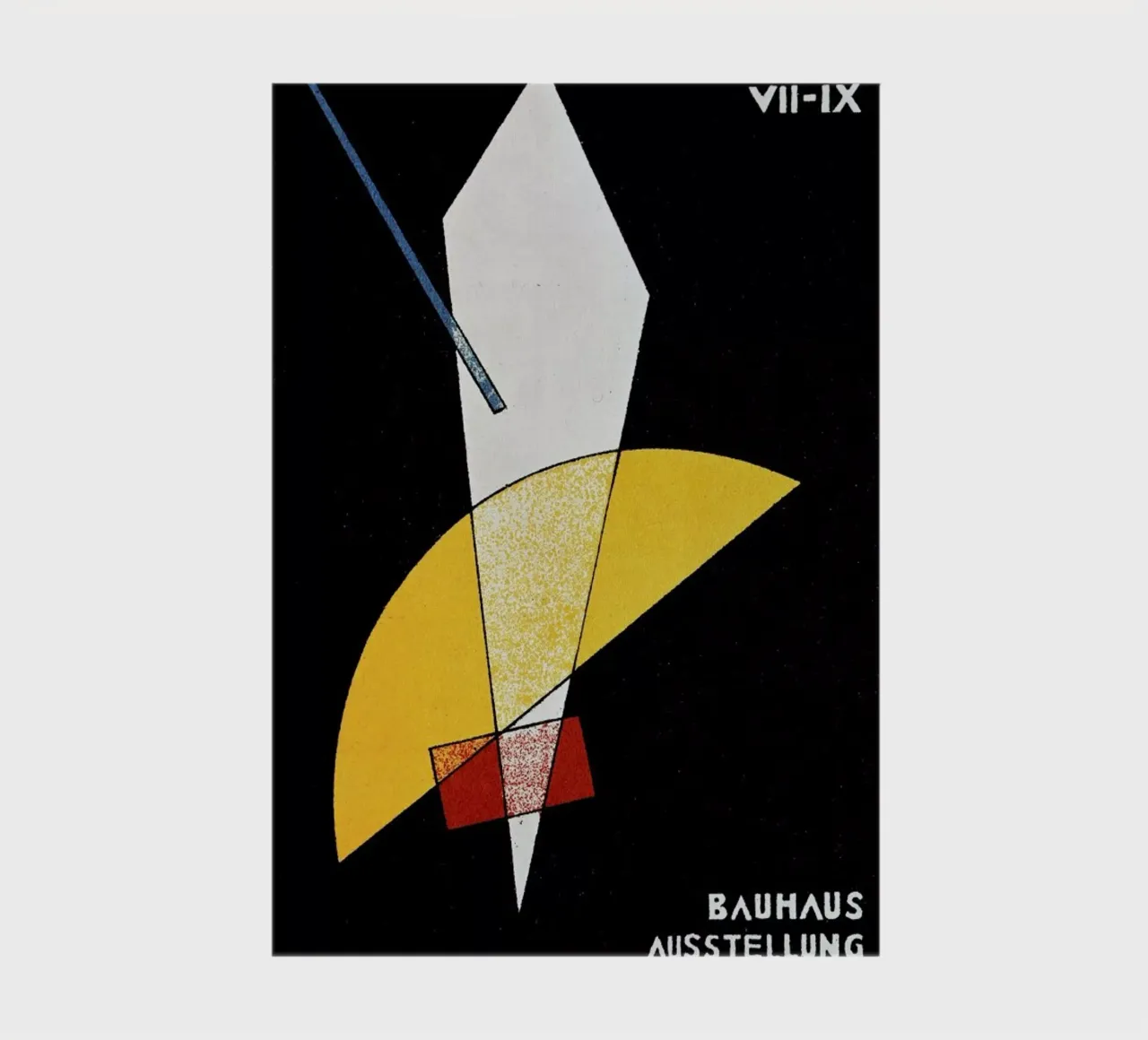 László Moholy-Nagy - Card for a Bauhaus Exhibition, Weimar Notizbuch von ARTOTHEK