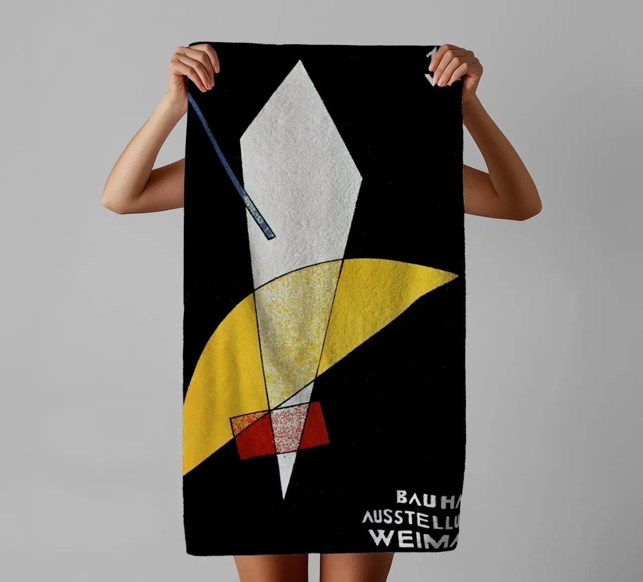 László Moholy-Nagy - Card for a Bauhaus Exhibition, Weimar Handtuch von ARTOTHEK