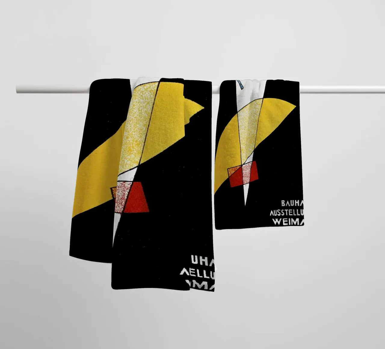 László Moholy-Nagy - Card for a Bauhaus Exhibition, Weimar Handtuch von ARTOTHEK