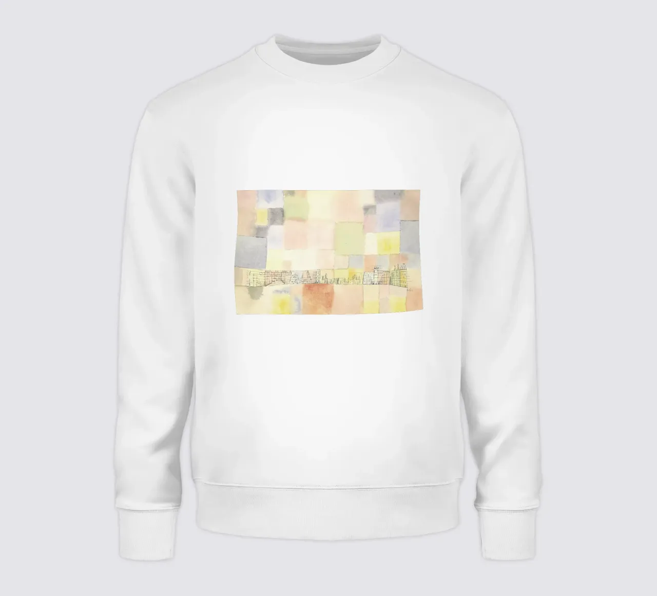 Klee - New Part of the Town M felpa da ARTOTHEK