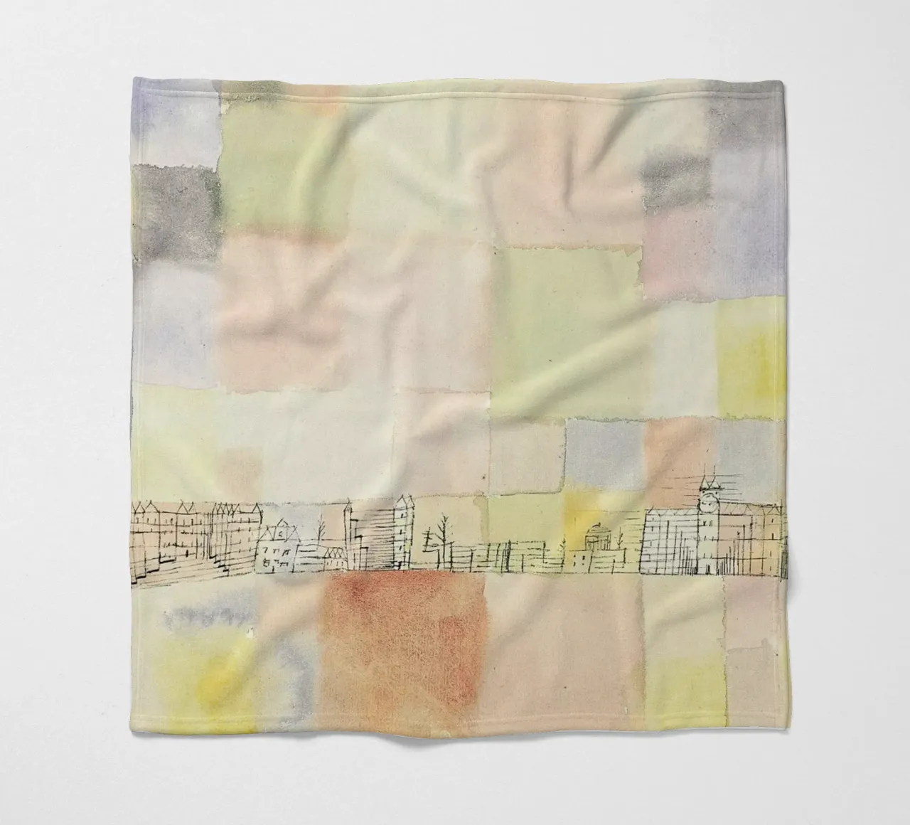 Klee - New Part of the Town M coperta in pile da ARTOTHEK