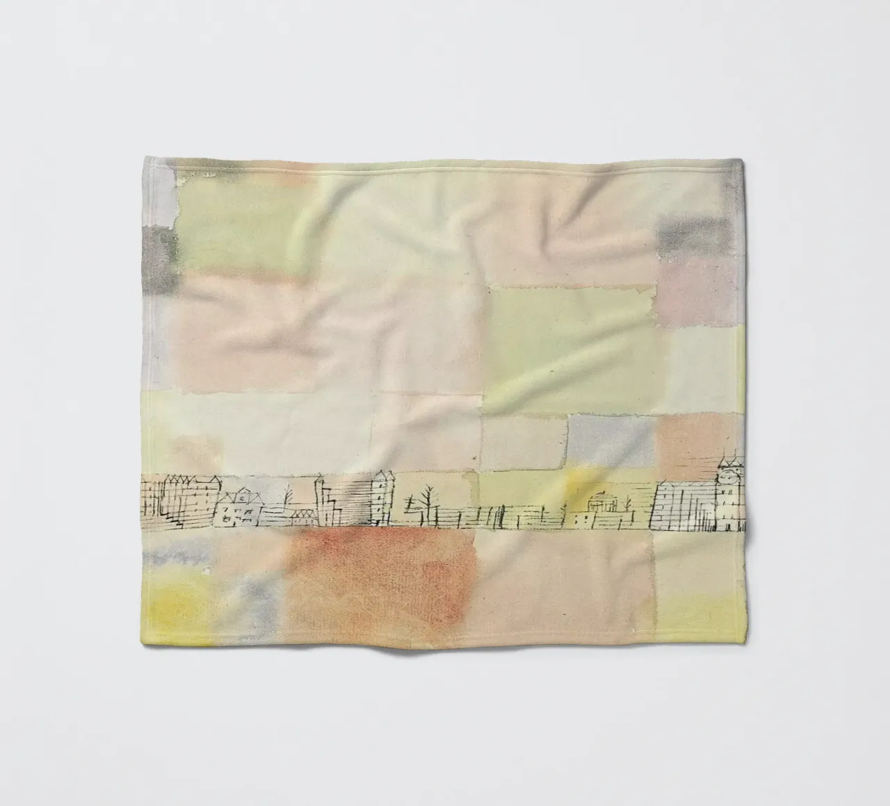 Klee - New Part of the Town M coperta in pile da ARTOTHEK