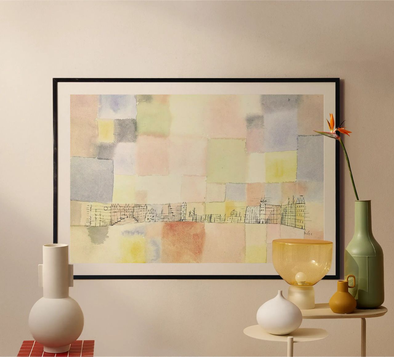 Klee - New Part of the Town M poster de ARTOTHEK