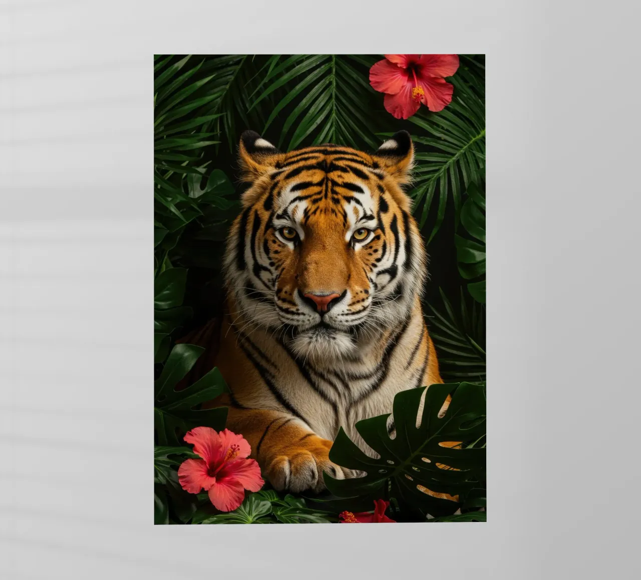 Tigre botanica pellicola backlit da Pawtrait Studio
