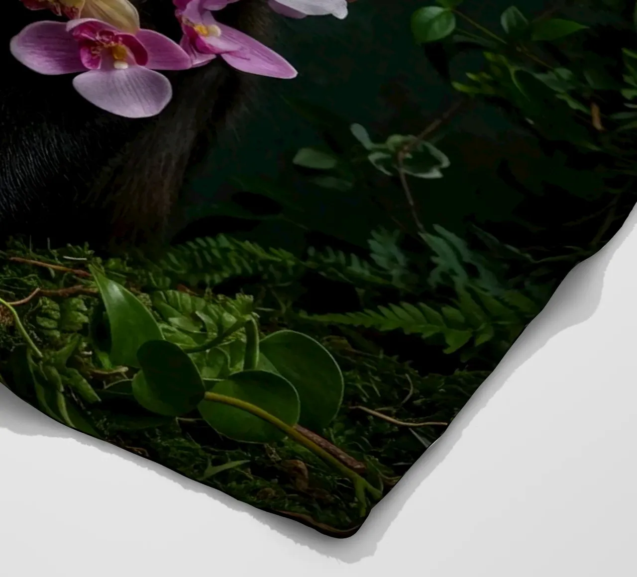 Scimmia botanica coperta in pile da Pawtrait Studio