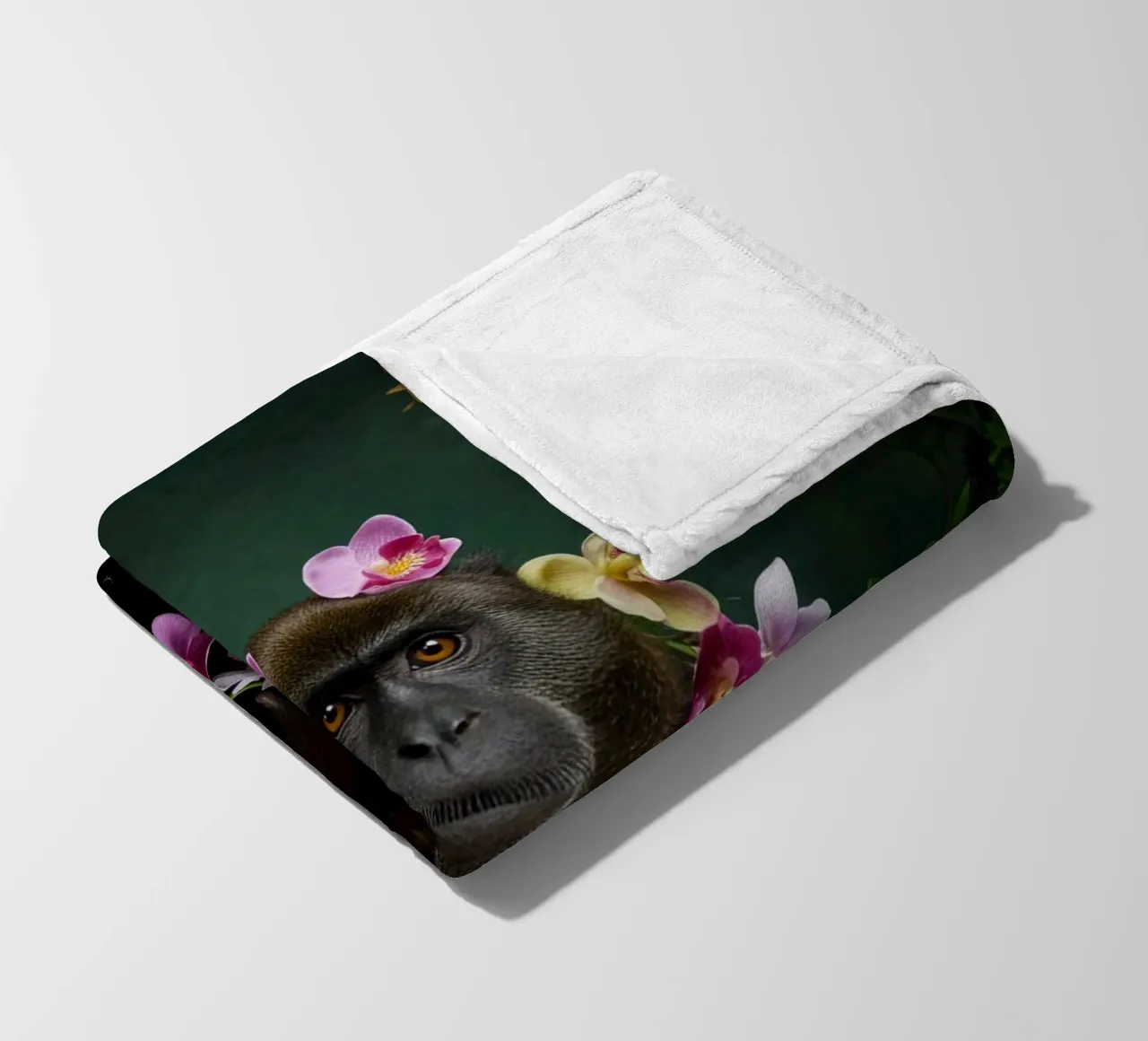 Scimmia botanica coperta in pile da Pawtrait Studio