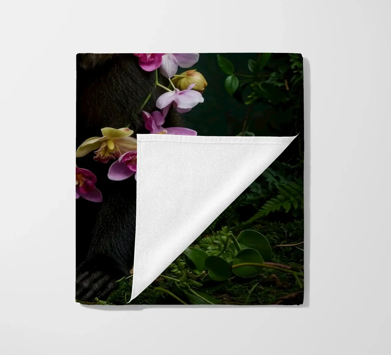 Botanical Monkey telo mare da Pawtrait Studio