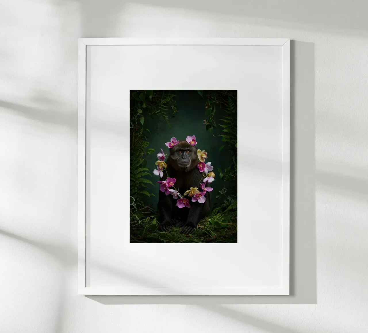 Scimmia botanica poster da Pawtrait Studio