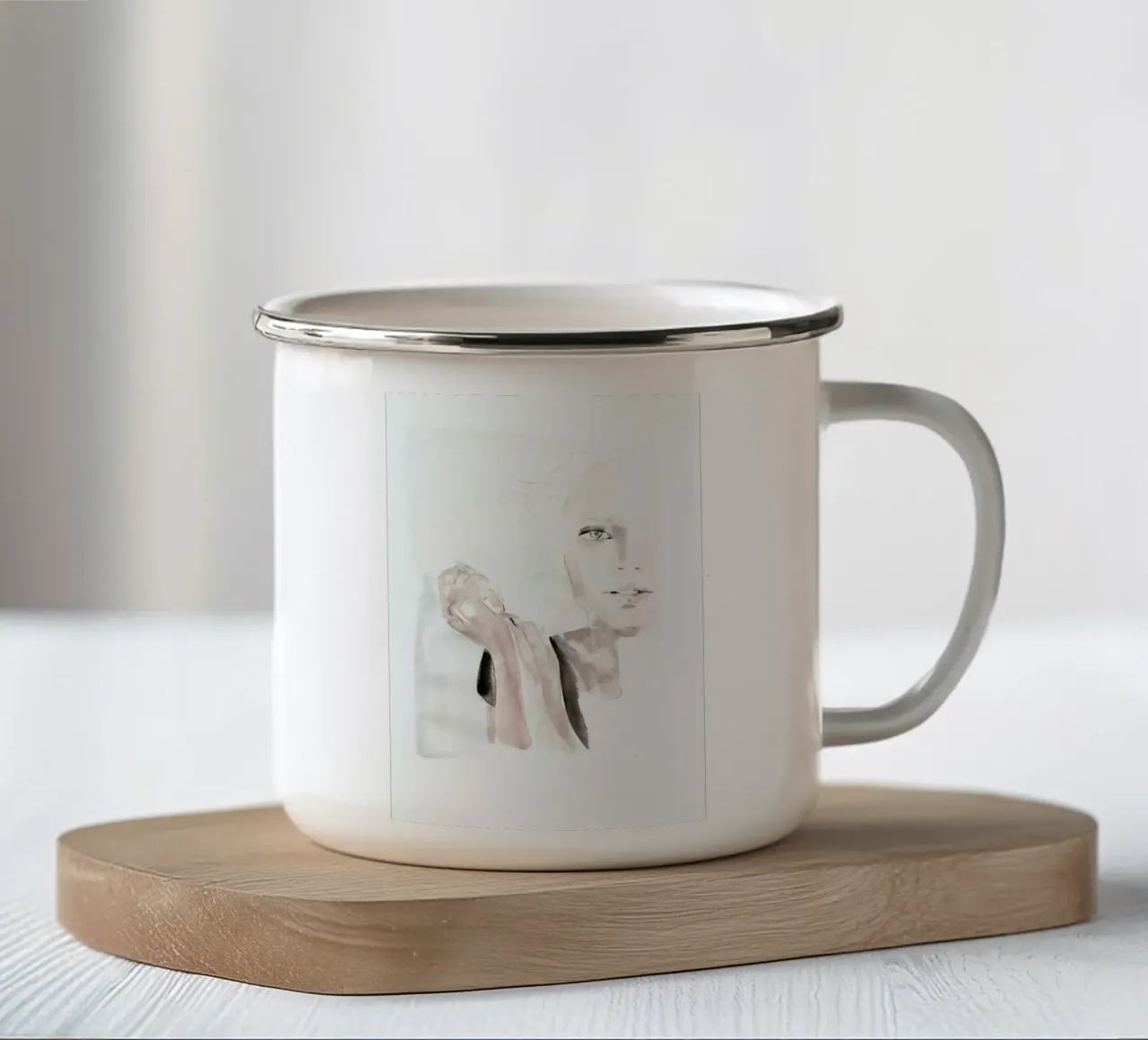 The Ganzfeld Effect tazza in smalto da Victoria Verbaan