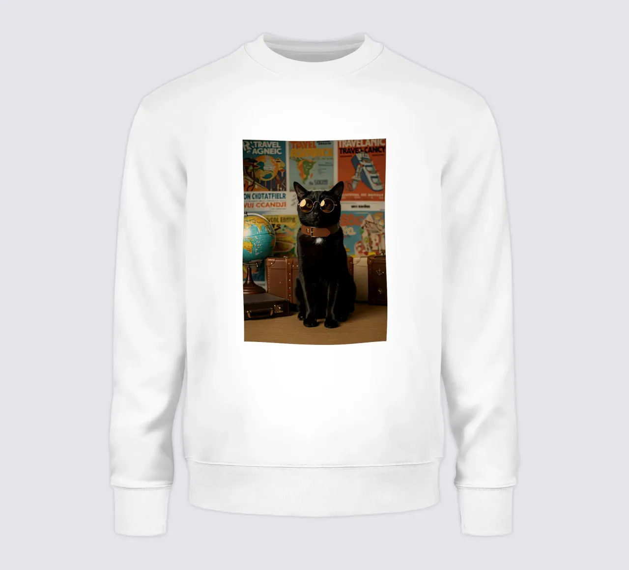 Gatto elegante felpa da Pawtrait Studio