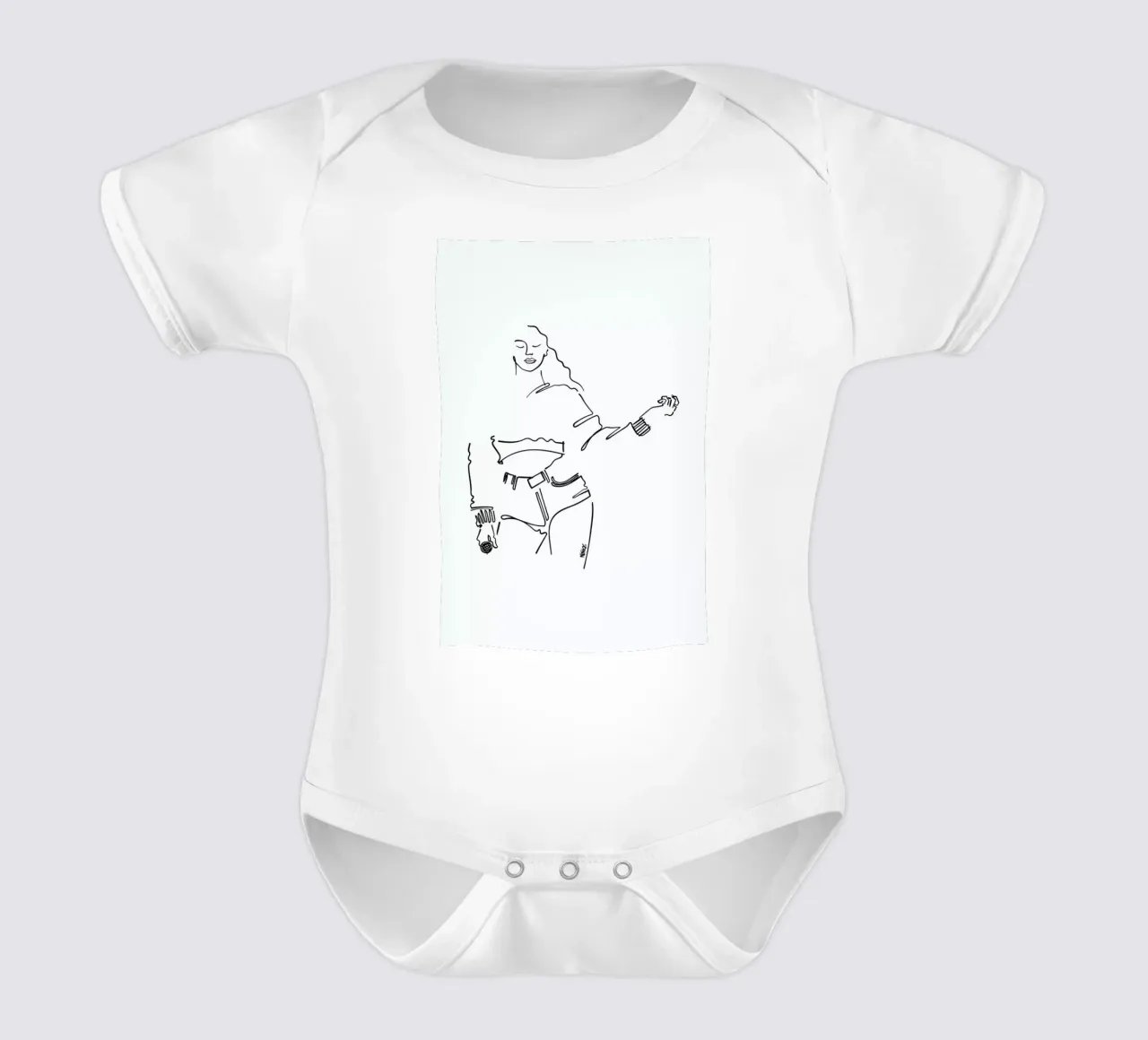 Save The Queen body neonato maniche corte da Ninhol