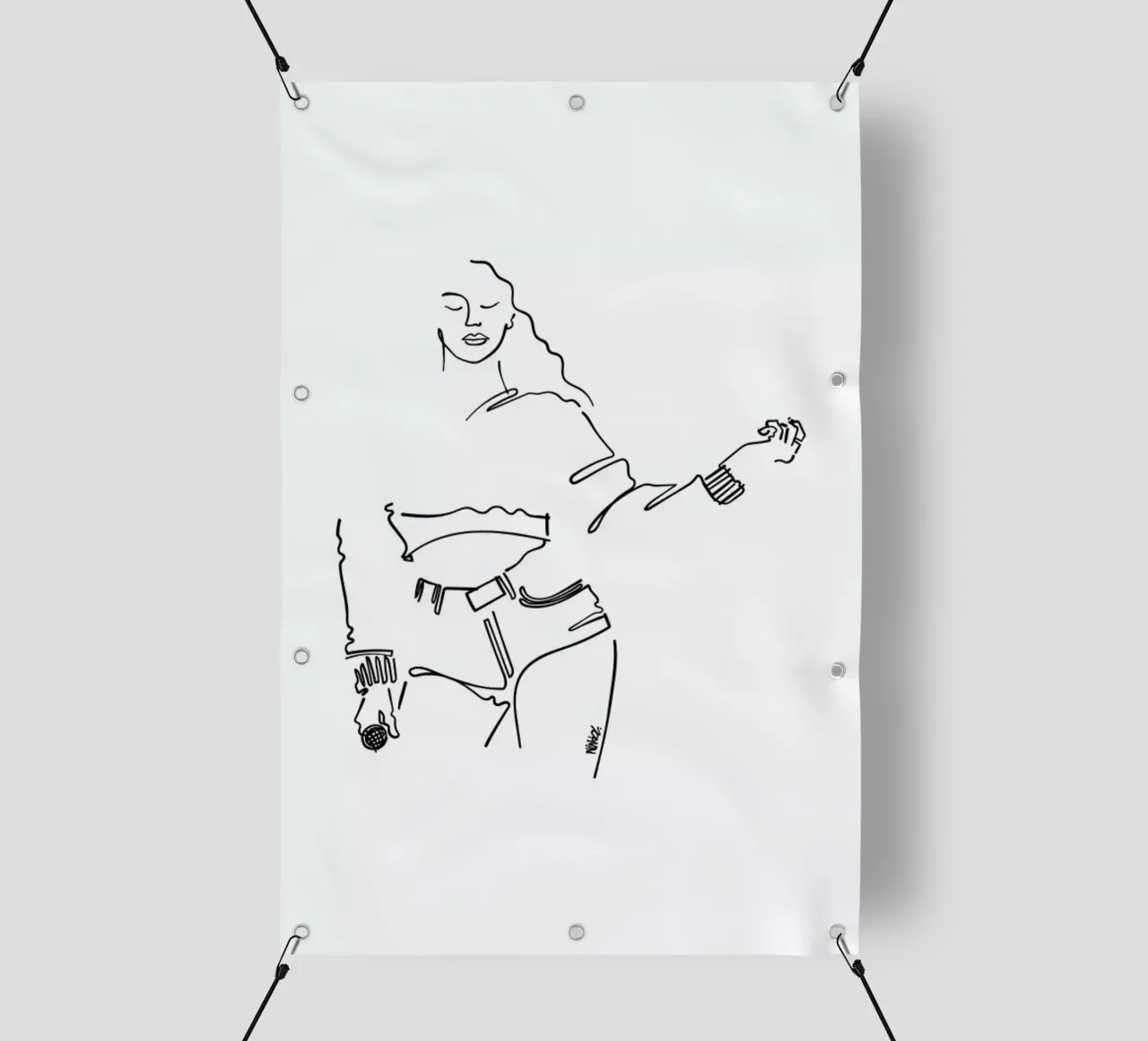 Save The Queen telo in pvc da Ninhol