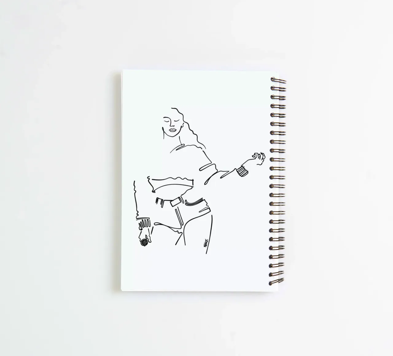 Save The Queen spiral notebook by Ninhol