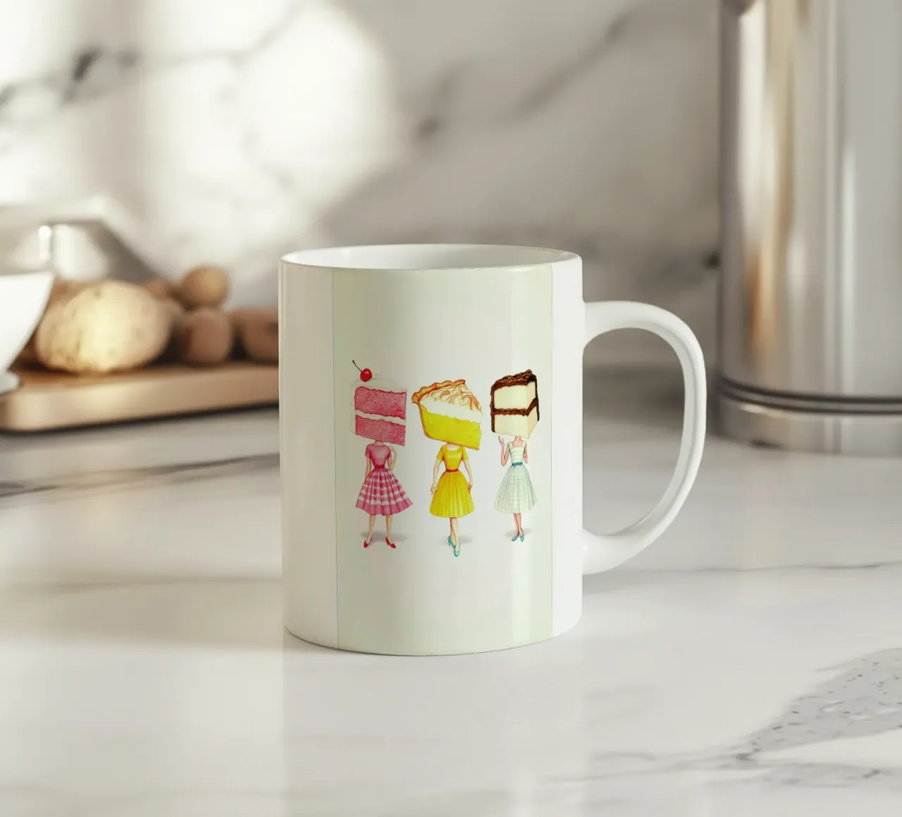 Cakeheads Group tazza in ceramica da Kelly Gilleran
