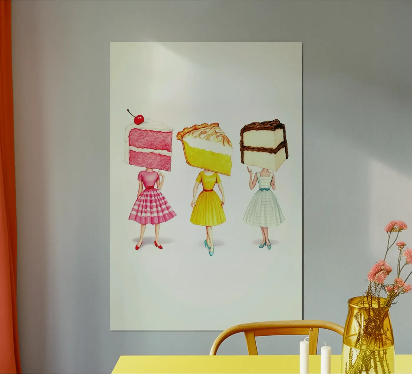 Cakeheads Group poster by Kelly Gilleran