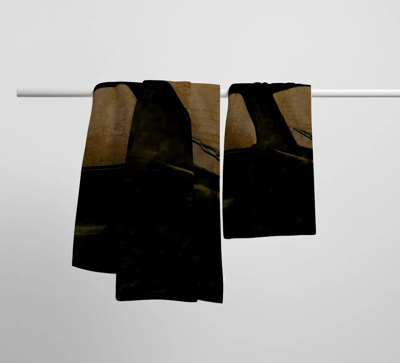 Panda towel by Chris Abatzis