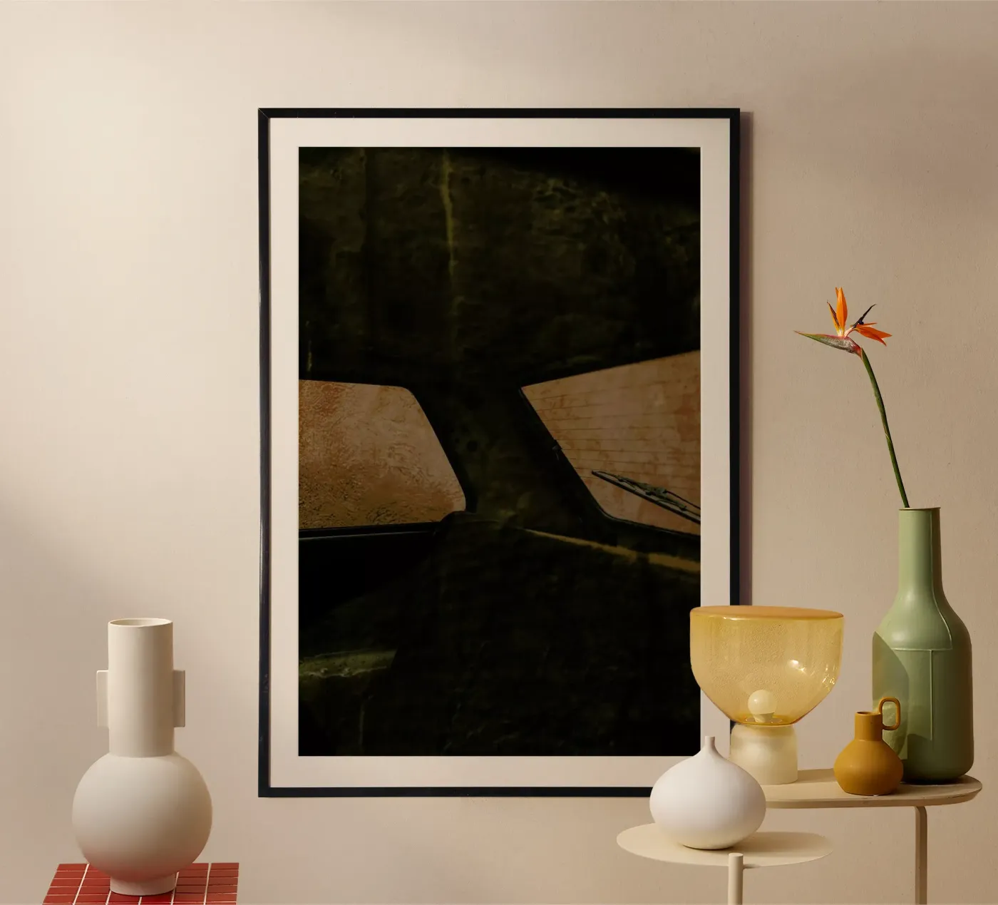 Panda Poster von Chris Abatzis