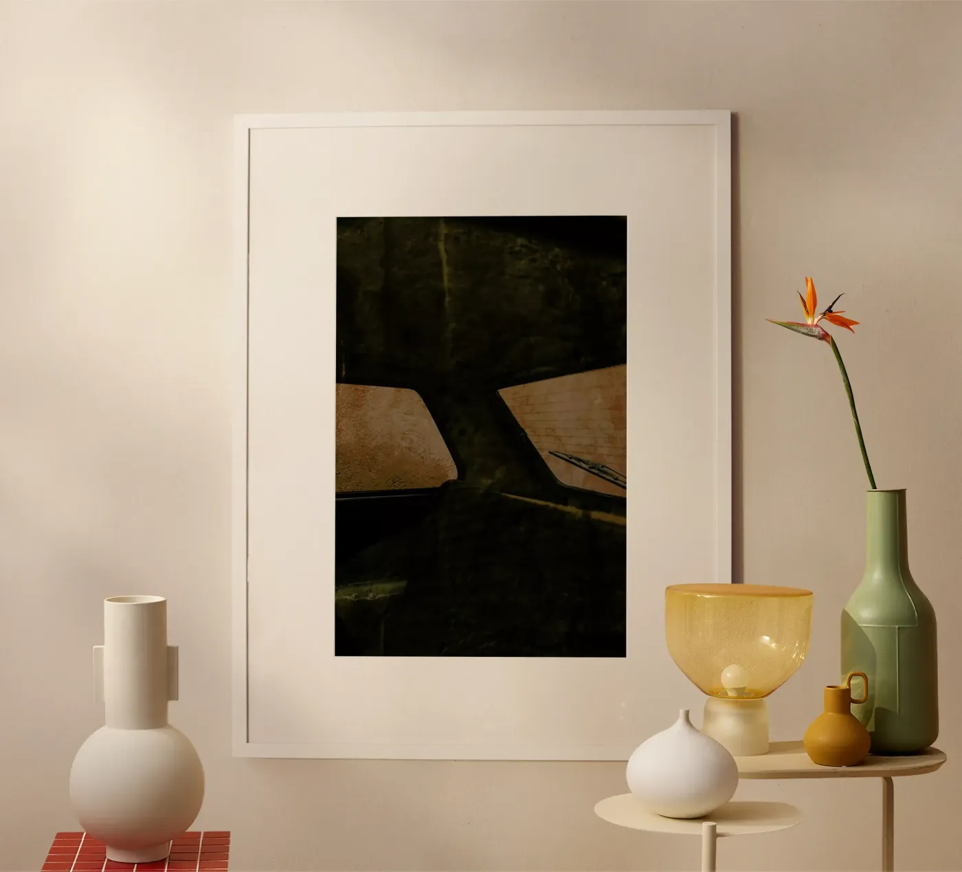 Panda Poster von Chris Abatzis